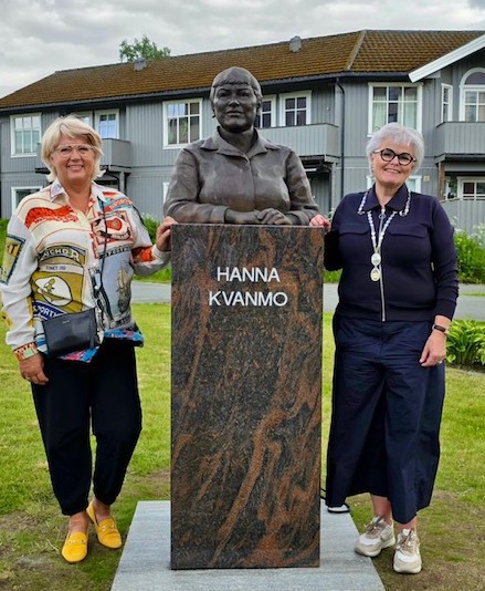 Hanna Kvanmo hedret med byste