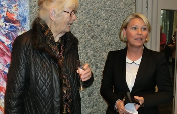 Past President Hanne Jensbo og byrådsleder Monica Mæland